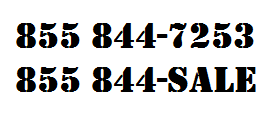 855 844-SALE | 855 844-7253